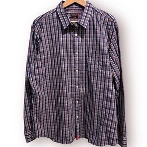 Untuckit Cormons Button Up Shirt XXL 2XL Plaid Cotton Preppy Heritage Classic